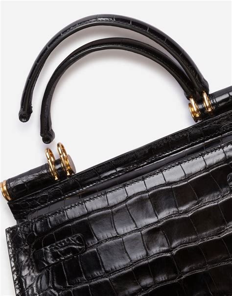 Medium alligator skin Sicily 58 bag 